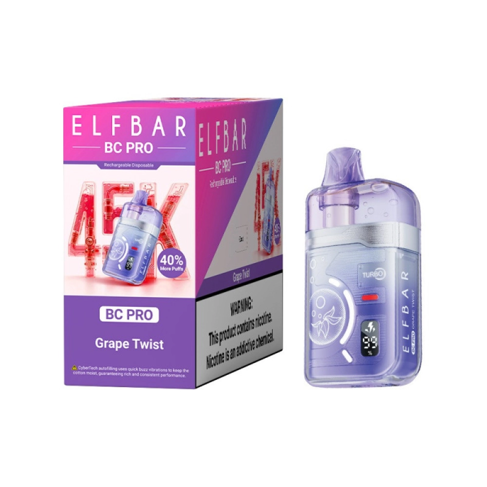 ELFBAR BC PRO 45000 PUFFS GRAPE TWIST