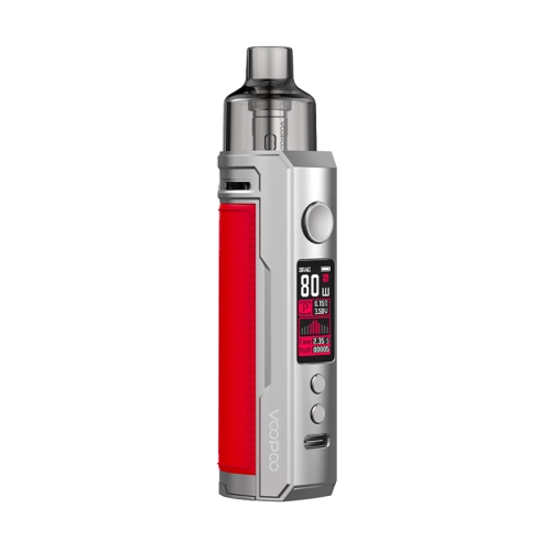 Vape Kit Voopoo Drag X Mod Silver Red