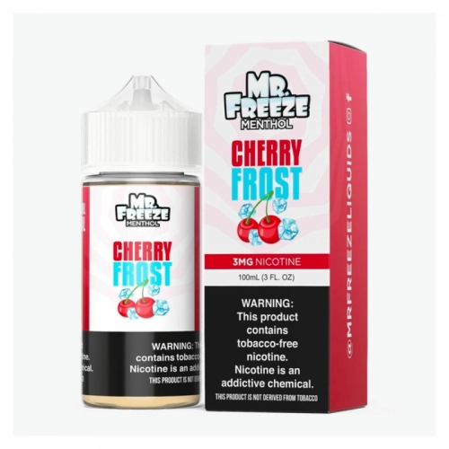 Liquido para Vape Mr. Freeze Menthol Cherry Frost 3MG 100ml