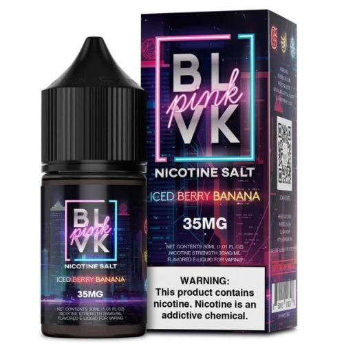 BLVK SALT PINK ICED BERRY BANANA 50MG 30