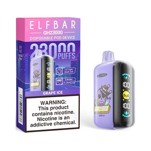 ELFBAR GH 23000 PUFFS GRAPE ICE