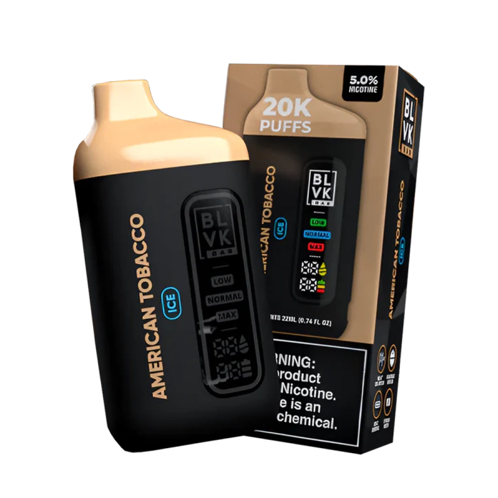 BLVK BAR 20000 PUFFS AMERICAN TOBACCO