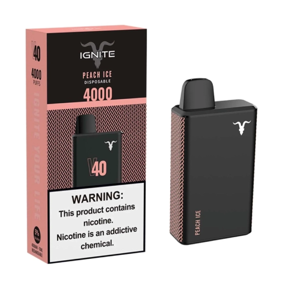 IGNITE V40 4000 PUFFS PEACH ICE