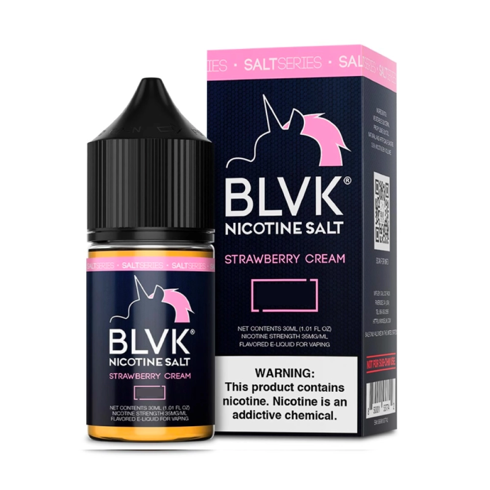 Juice BLVK Salt Strawberry Cream 50MG 30ml
