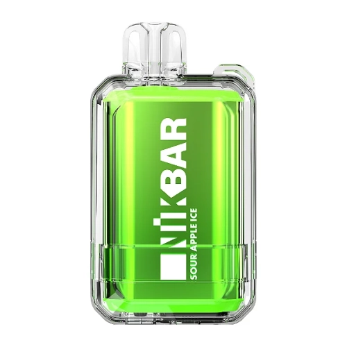 NIKBAR 12000 PUFFS SOUR APPLE ICE