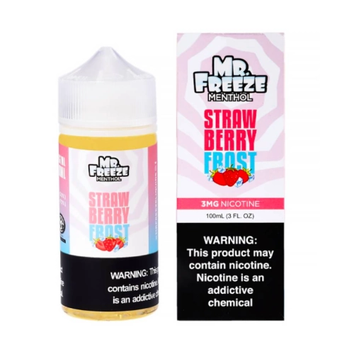 Liquido para Vape Mr. Freeze Strawberry Frost 3MG 100ml