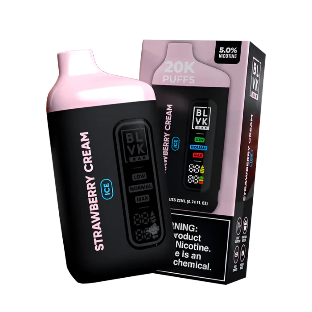 BLVK BAR 20000 PUFFS STRAWBERRY CREAM