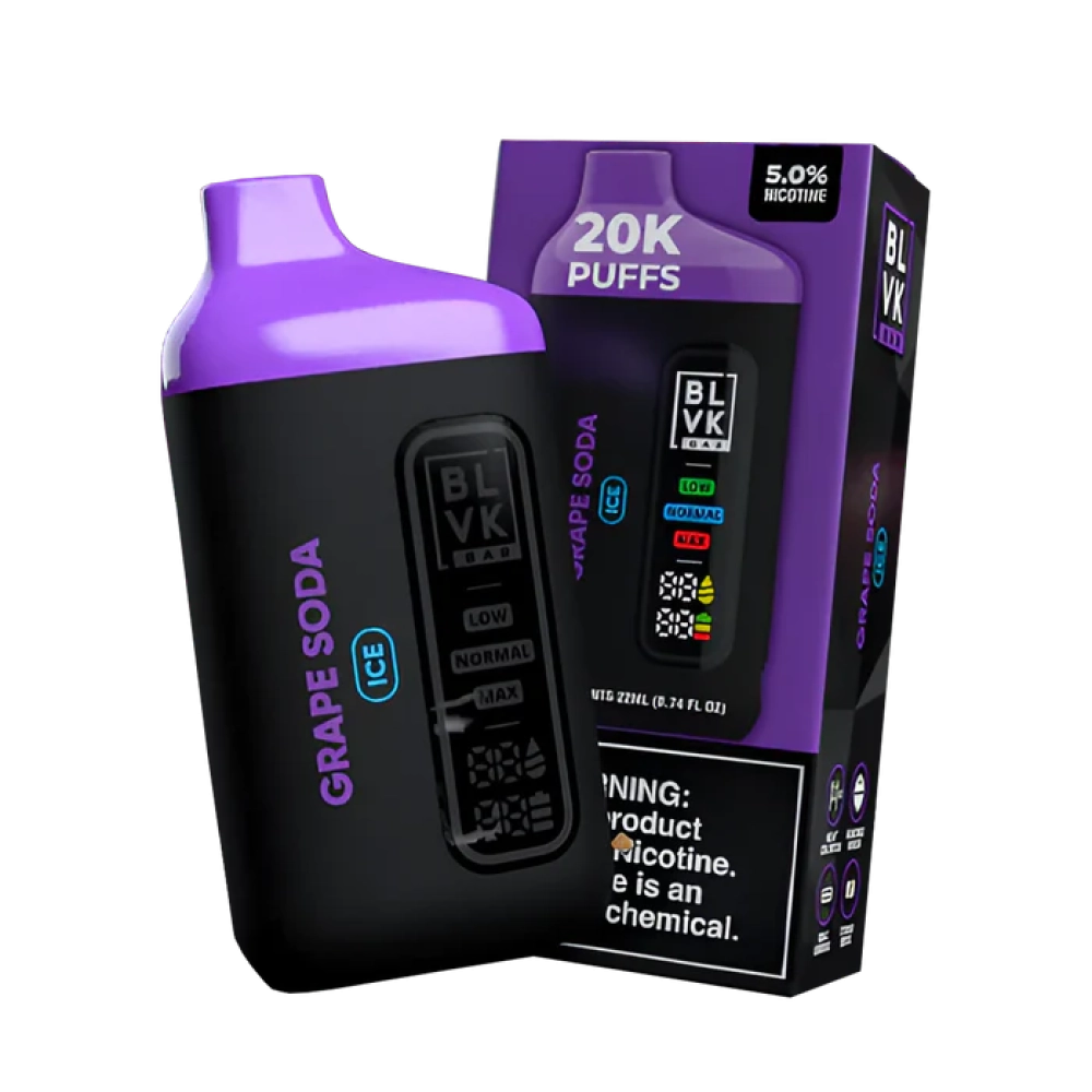 BLVK BAR 20000 PUFFS GRAPE SODA