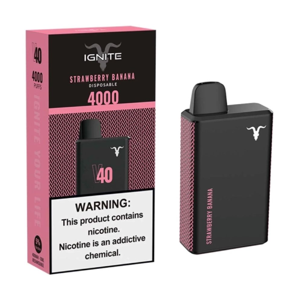 IGNITE V40 4000 PUFFS STRAWBERRY BANANA