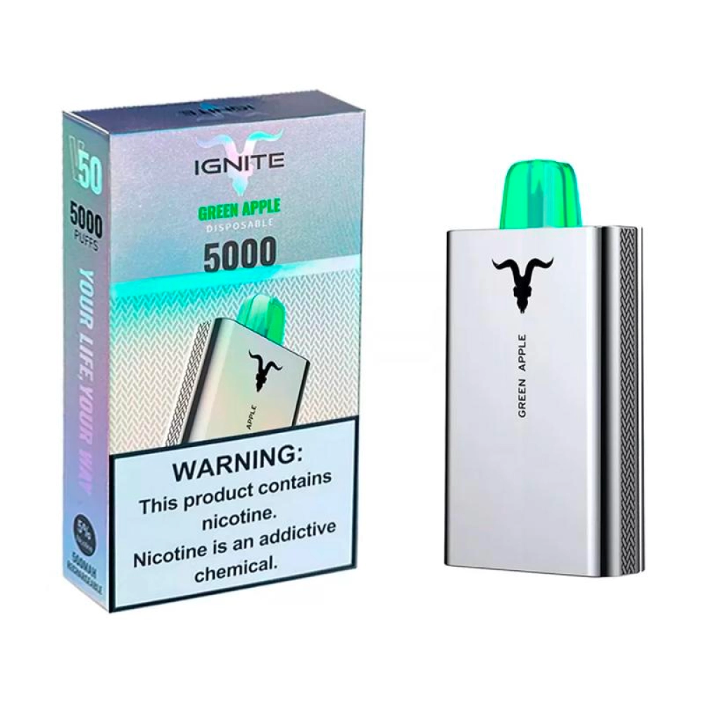 IGNITE V50 5000 PUFFS GREEN APPLE