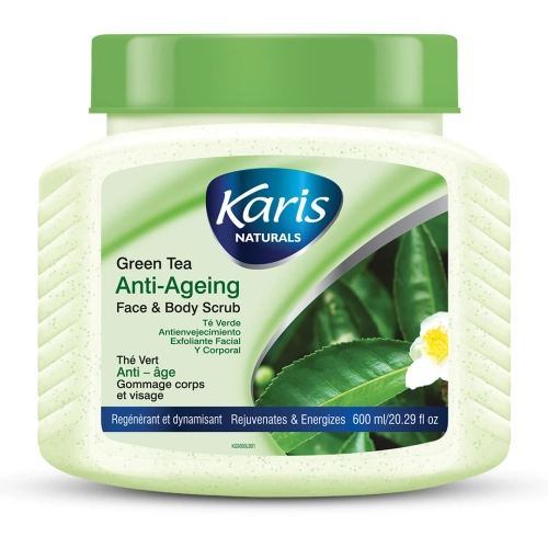 KR GREEN TEA ANTI-AGEING FACE /BODY SCRU 600ML