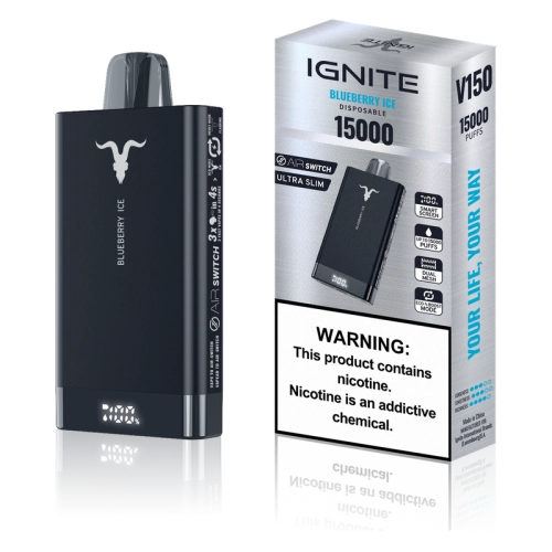 IGNITE V150 15000 PUFFS BLUEBERRY ICE