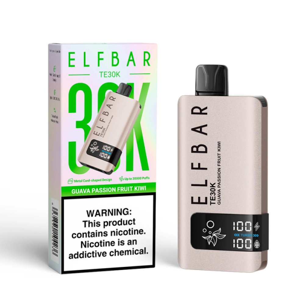 ELFBAR TE 30000 PUFFS GUAVA PASSION FRUIT KIWI