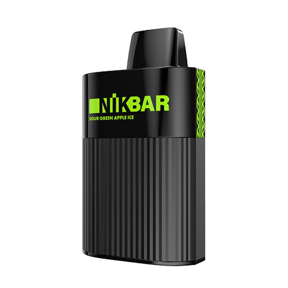 NIKBAR 6000 PUFFS SOUR GREEN APPLE ICE