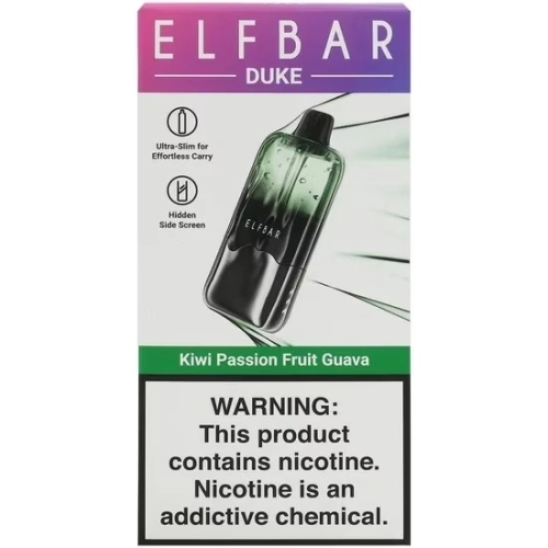ELFBAR DUKE 35000 PUFFS KIWI PASSION FRUIT GUAVA