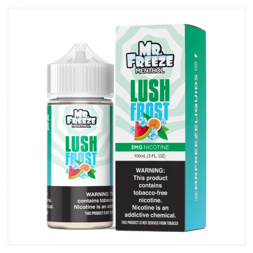 Liquido para Vape Mr. Freeze Menthol Lush Frost 3MG 100ml