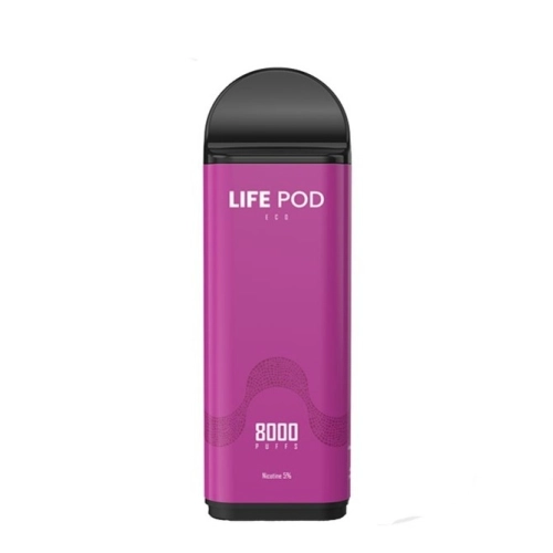 LIFE POD REFIL 8000 PUFFS GRAPE ICE