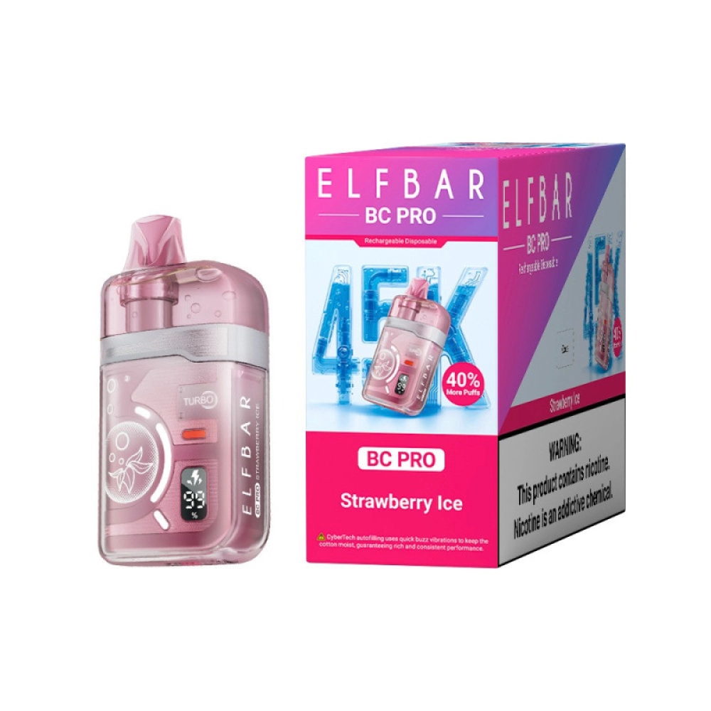 ELFBAR BC PRO 45000 PUFFS STRAWBERRY ICE